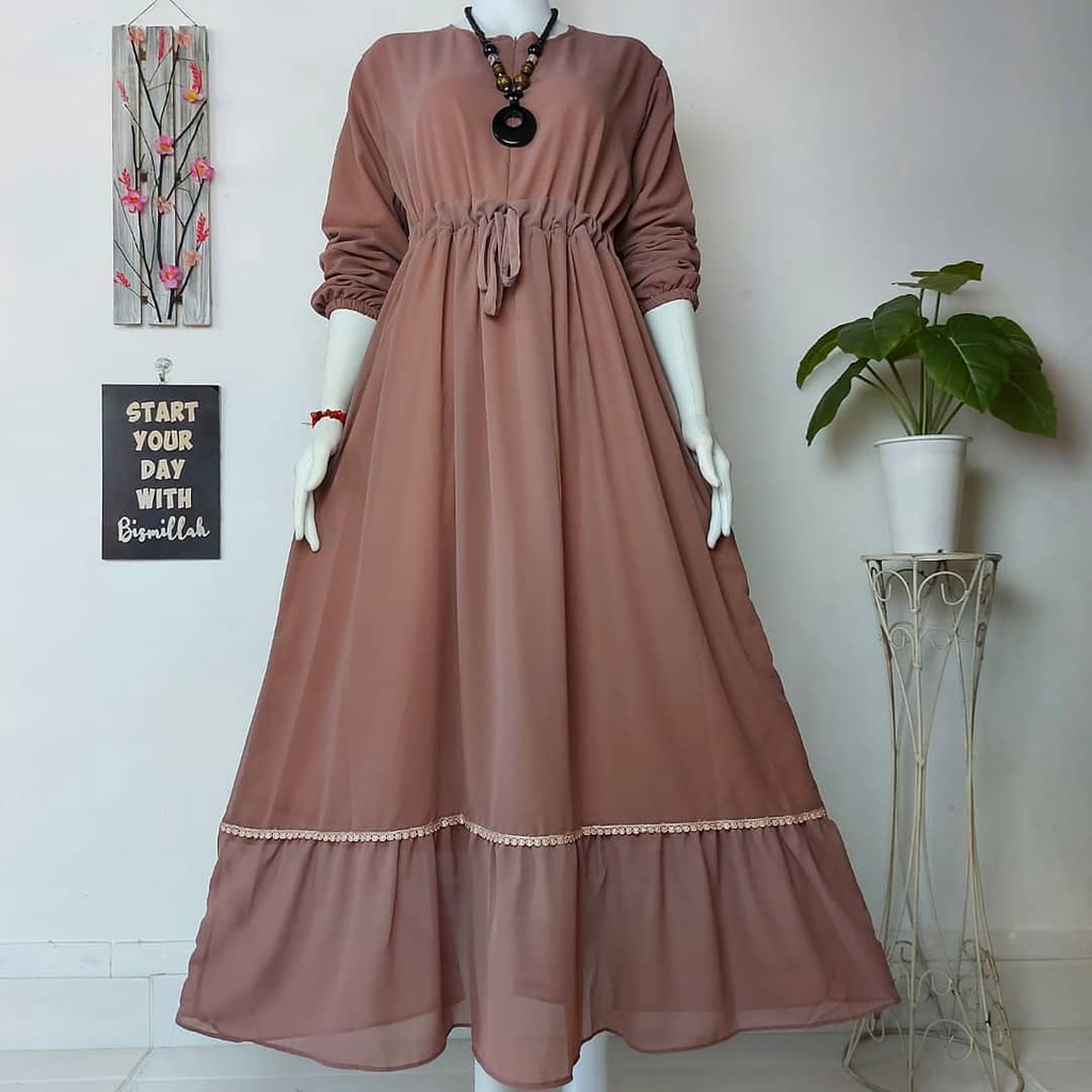 ZAHRANI IK CERUTY BABYDOLL FULL PURING ZIPPER DEPAN BUSUI Gamis Wanita Gamis Wanita Terbaru 2021 Gamis Murah Meriah Promo Gamis Remaja Gamis Muslim Kondangan Gamis Polos BEST SELLER