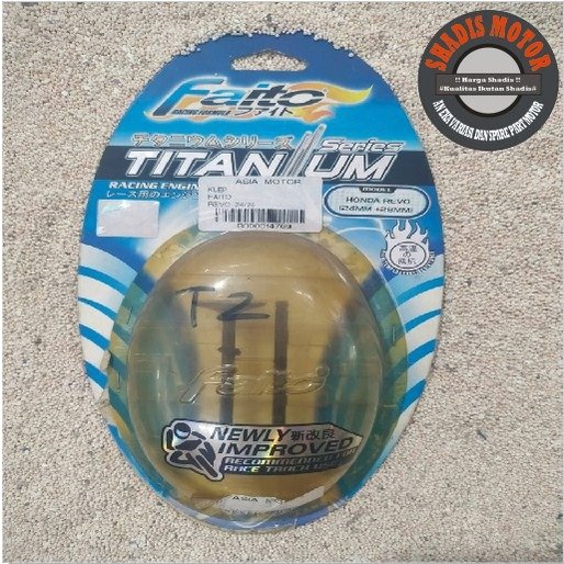 Klep Merk Faito Motor Honda Revo Ukuran Set 24 - 28 mm Titanium Series