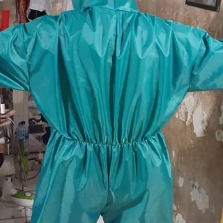 Baju APD Hazmat bisa dicuci bahan parasut Waterproof Baju APD Hazmat bisa dicuci bahan parasut Waterproof