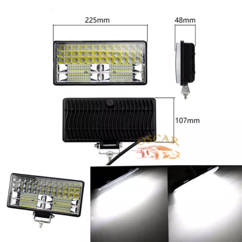 Lampu Tembak Sorot LED Worklight 84 Mata &amp; 30 Mata 12V &amp; 24V Lampu Sorot Mobil Truck