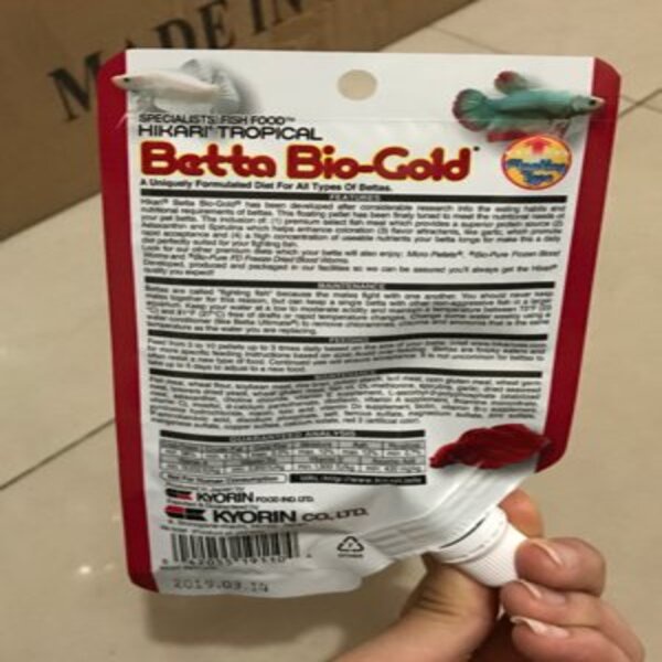 Hikari Betta Bio Gold 20gr 20 g gr gram Pakan Makanan Ikan Cupang Hias