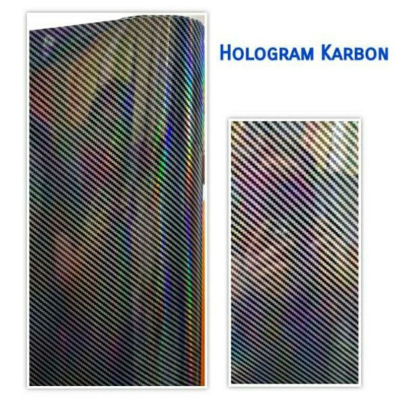 

Sticker Carbon 2D hologram 50cm