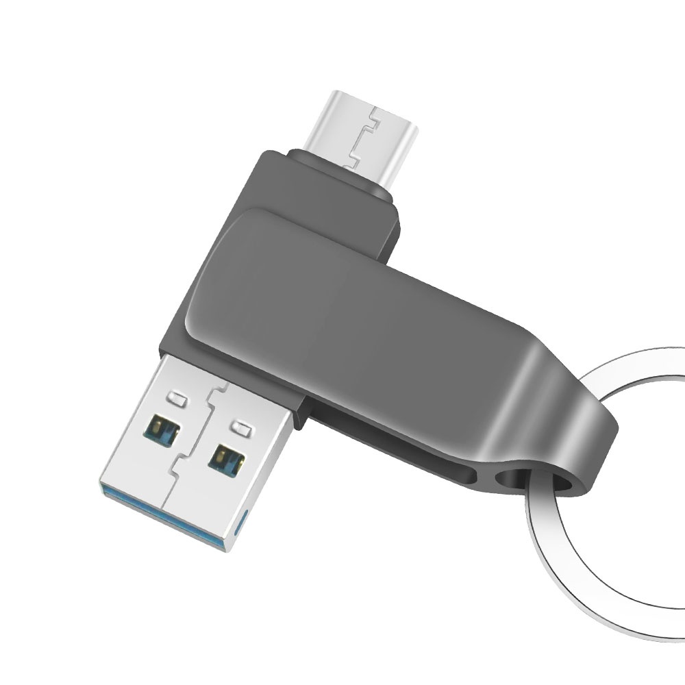 2 in 1 Dual Drive Go USB Tipe C OTG Flash Drive Untuk Android xiaomi Huawei Samsung Laptop