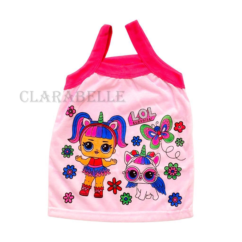 Singlet Kaos Anak Kartun Karakter Motif Lucu LOL  Usia 3-7 Tahun