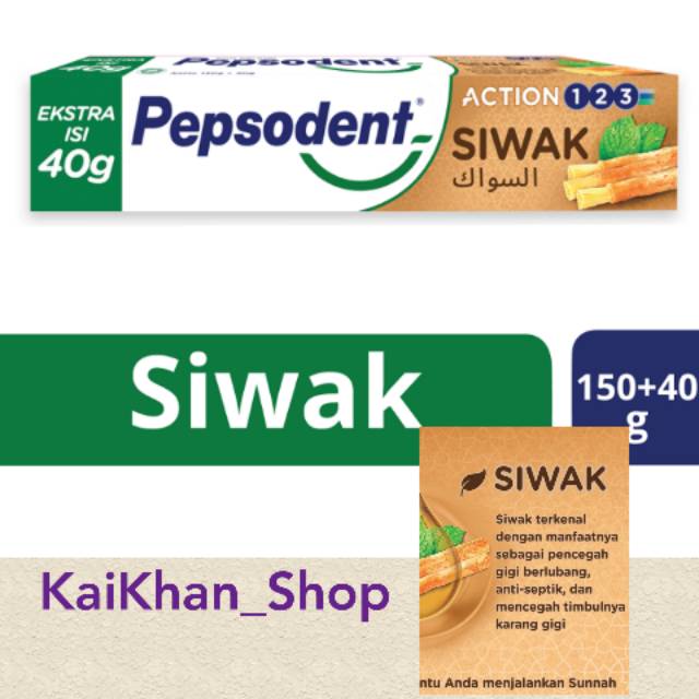 PEPSODENT Pasta Gigi Action 123 SIWAK