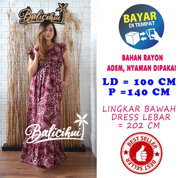 Balicihui Dress Canda Panjang Dress Panjang Wanita Dress Wanita Dress Bali Dress Bali