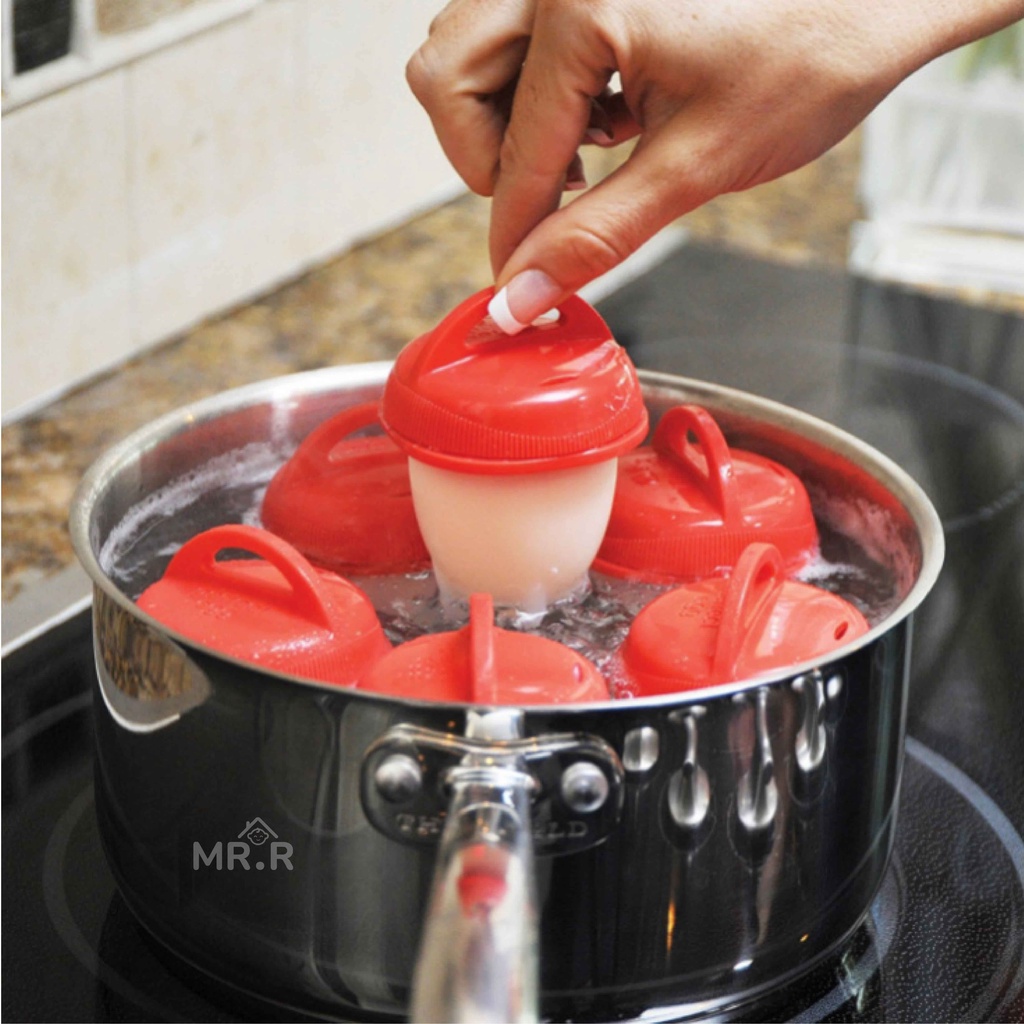 Alat Rebus Telur Cetakan Telur Rebus Perebus Telur Tempat Rebus Telor Silikon Silicone Egg Boil 1 pc