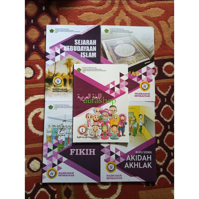 Jual Buku Kelas 4 MI SKI,al-quran Hadis, Akidah Akhlak,bahasa Arab Dan ...