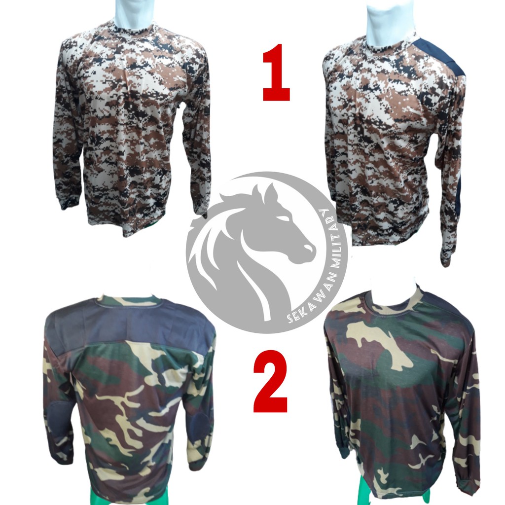 Kaos Loreng Banser - Kaos Loreng Panjang - US ARMY - Tactical - Kaos Lapangan - Kaos PDL