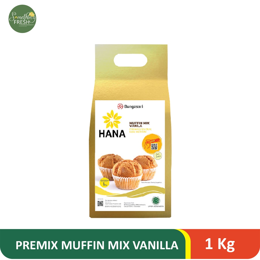 Hana Premix Muffin Vanilla 1 KG - BUNGASARI - BKS