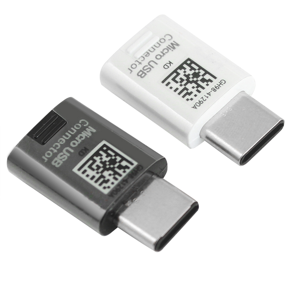 2X Samsung Galaxy S8 S9 Micro USB To Type-C Adapter Converter