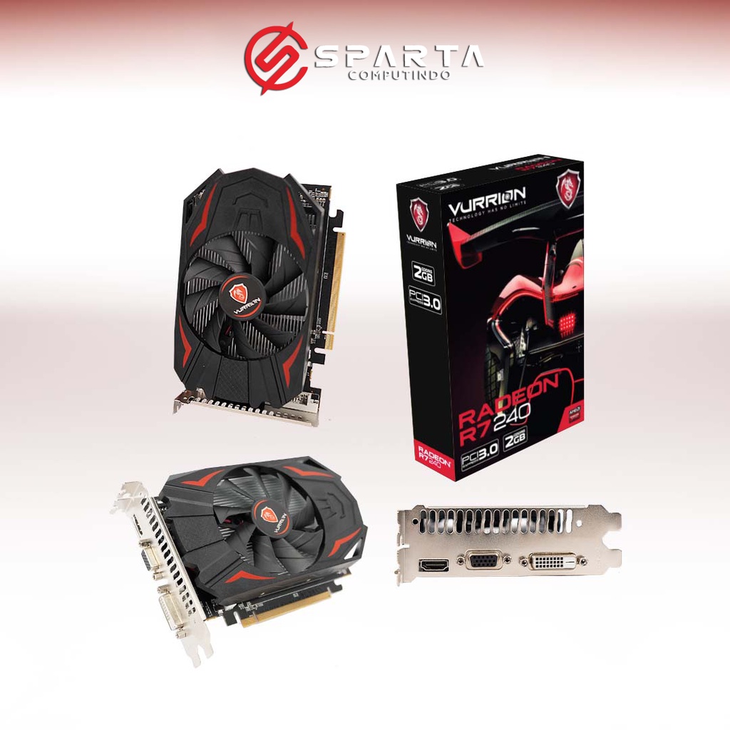 VGA Card AMD Radeon R7 240 2GB GDDR5 128 Bit Vurrion New Garansi Resmi