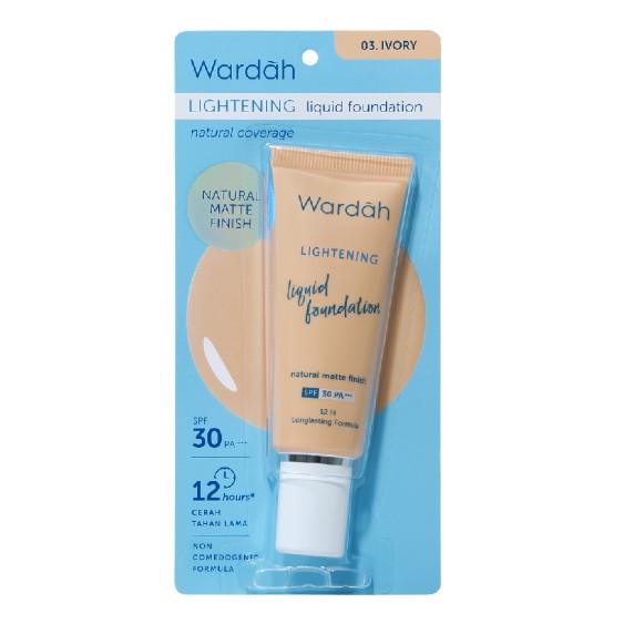 Wardah Lightening Liquid Foundation 25ml TUBE