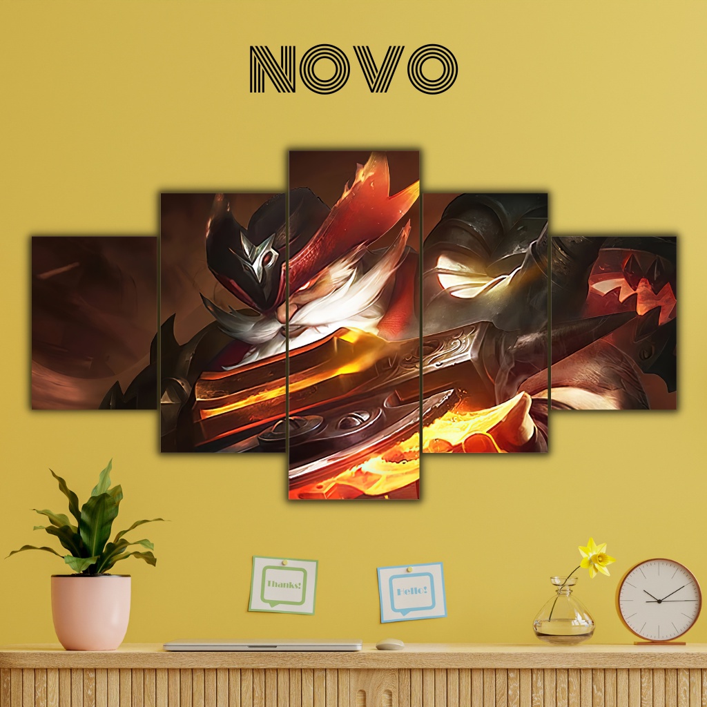 NOVO 1 SET Pajangan Hiasan Dinding Poster FRANCO Mobile Legend Wall Decor