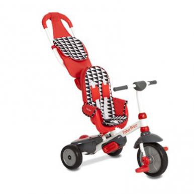 sepeda roda tiga Fisher Price Smart Trike Jungle Red