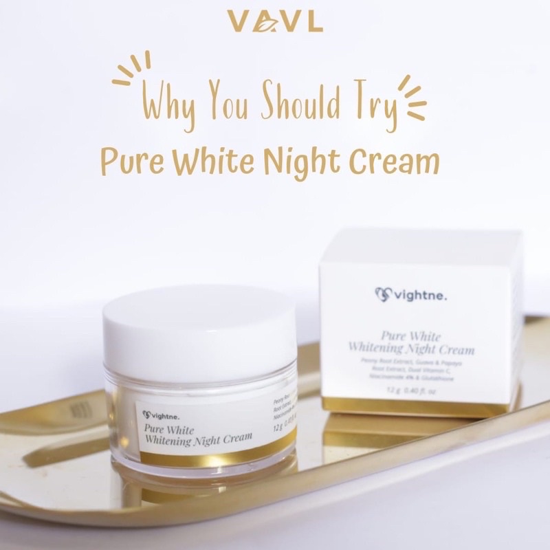 bk [ night cream ] vavl pure white brightening series night cream - vightne night cream pure white