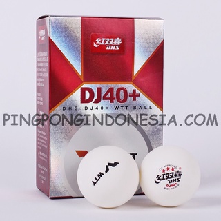 DHS WTT 3-Star DJ40+ Ball-Bola Pingpong Tenis Meja World TT