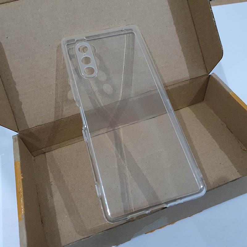 Slim II TPU Case Sony Xperia 5 - Camera Clear Soft Cover Casing Protector Bening