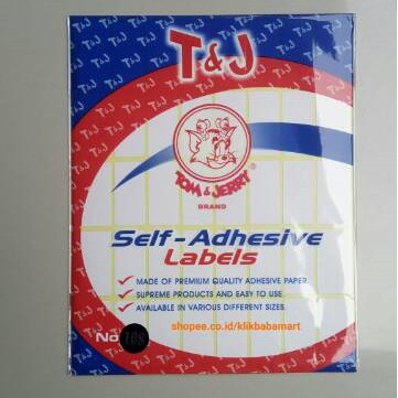 

STIKER LABEL UNDANGAN TOM & JERRY NO. 108 ORIGINAL T & J TOM JERRY T&J