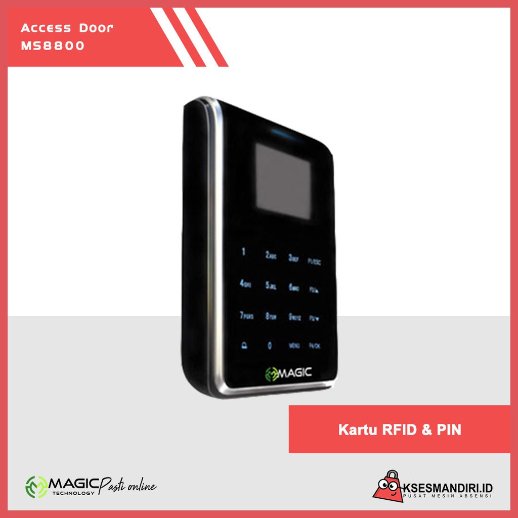 Mesin Absensi Fingerprint Dan Access Door Magic MS8800