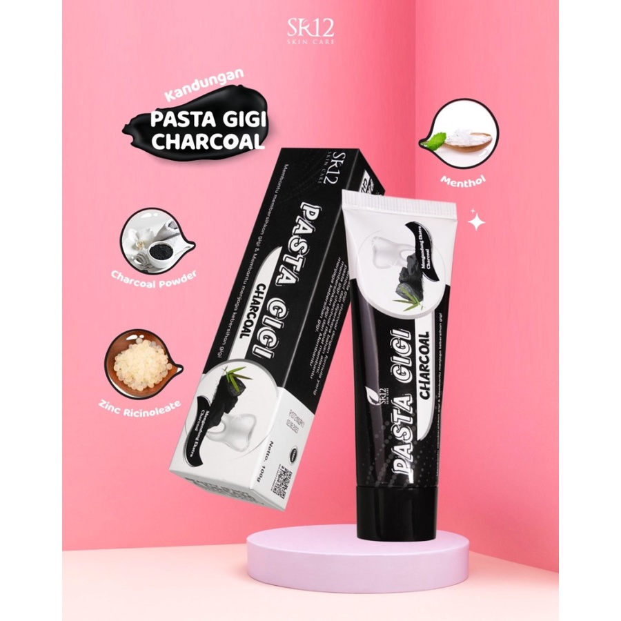 Jual PASTA GIGI CHARCOAL, SIWAK DAN SIRIH SR12 / DISTRIBUTOR DEMAK