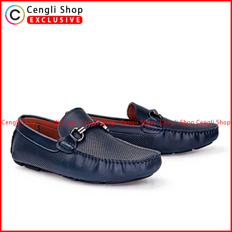 SEPATU EVERBEST PRIA CASUAL FORMAL BRANDED ORIGINAL BIRU NAVY EVEM150