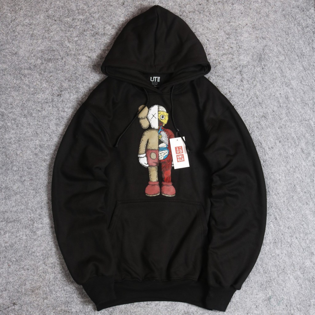 SWEATER HOODIE  JUMPER UNIQLO  X KAWS ANATOMY CASUAL 