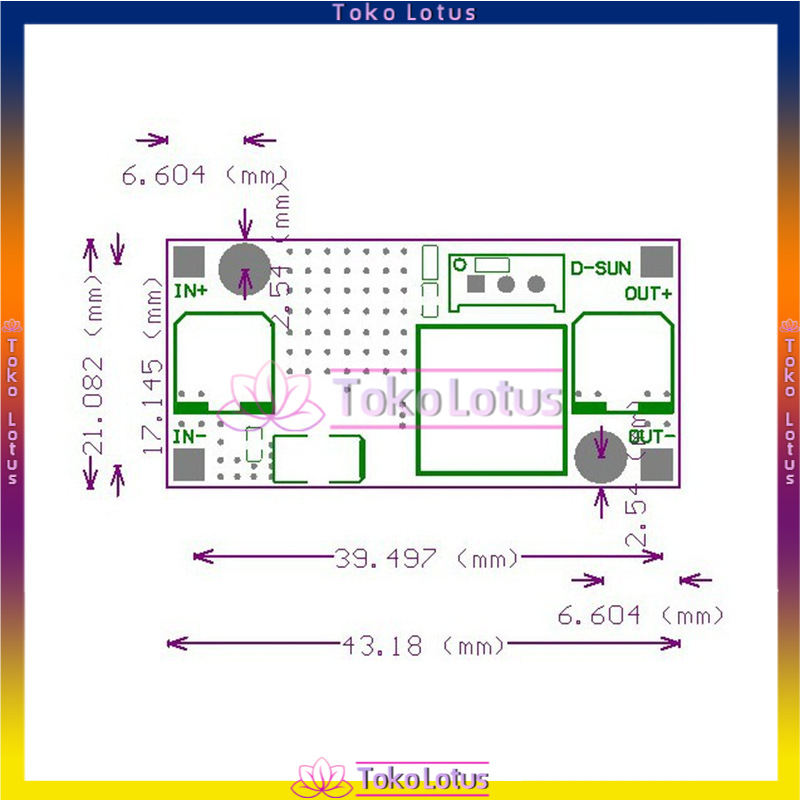 [Pengiriman Cepat] LM2596 LM2596S DC-DC Step Down Module BUCK REGULATOR