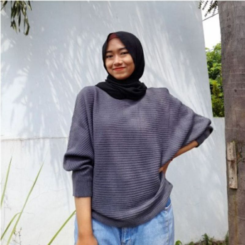 BATWING RAJUT OVERSIZE LASPERAL KALONG//Blouses// Lasperal