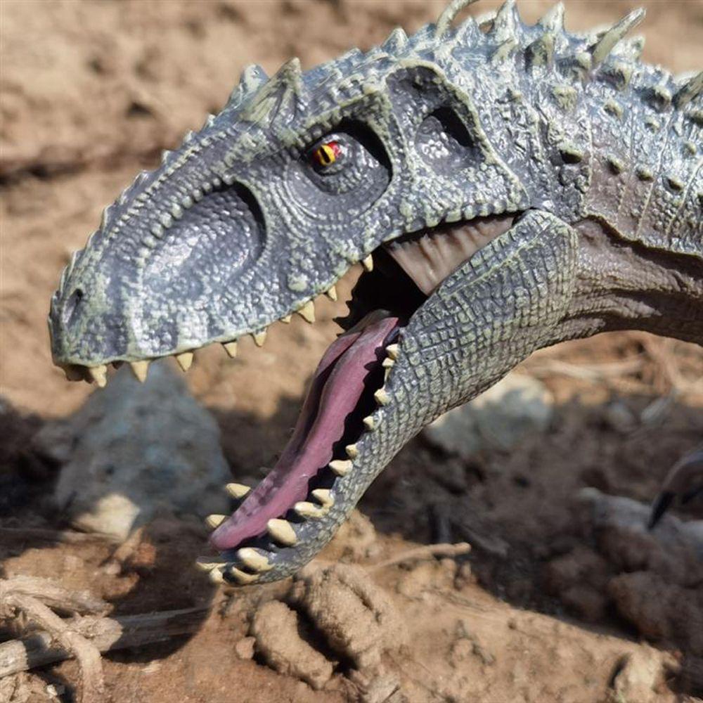 Lanfy Indominus Rex Action Figure Anak Lucu Rahang Dinosaurus Animal Family Game Dinosaurus Figure Koleksi Mainan Mainan Figure Dinosaurus Mainan Simulasi Tirani Naga