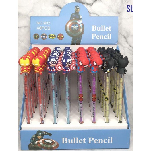 

PENSIL KARAKTER PENSIL BENSIA BTS PENSIL SUSUN BT21 PENSIL LANTU BTS BATMAN SPIDERMAN