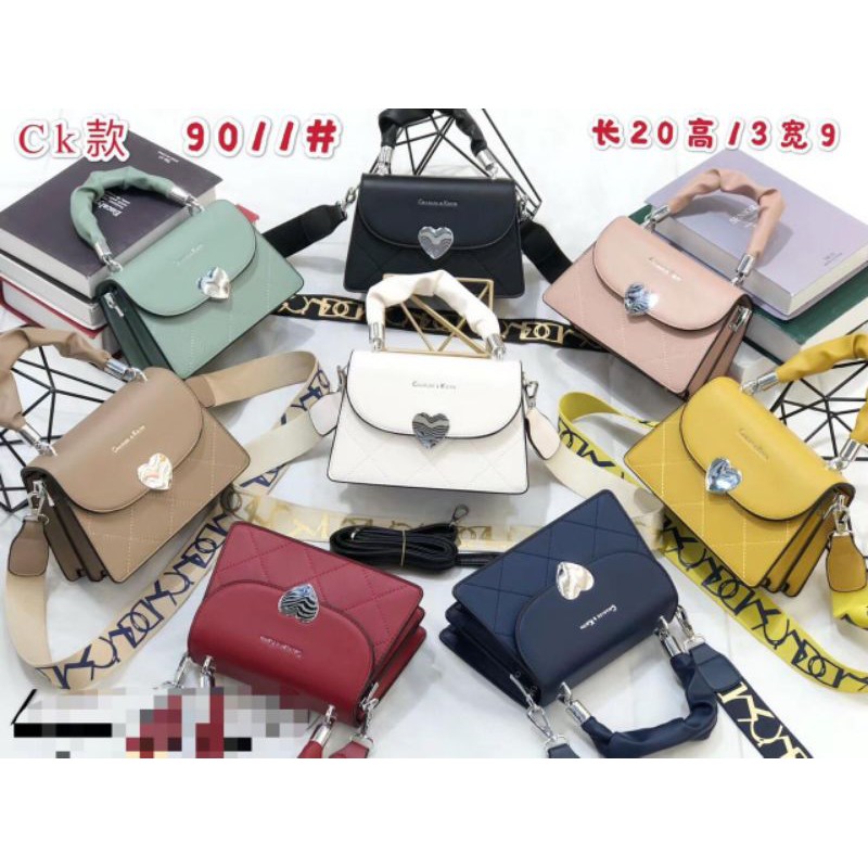 Tas fashion ck 9011&amp; 6091 import 2 tali uk 20 x 13 cm handbags selempang