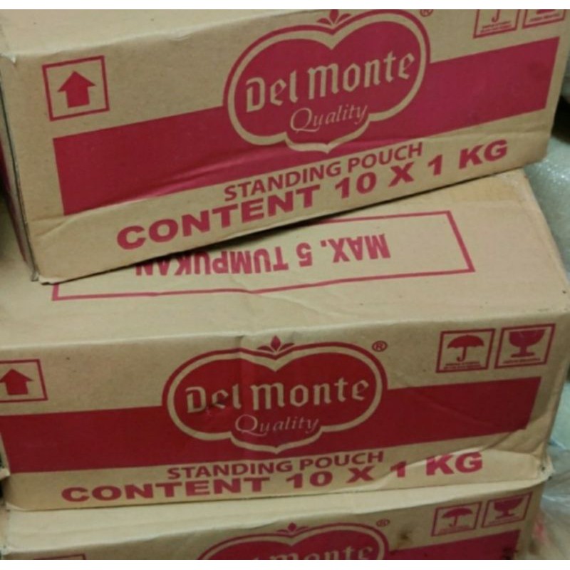 Delmonte Saus Sambal Extra Hot Pouch 1kg per DUS isi 10