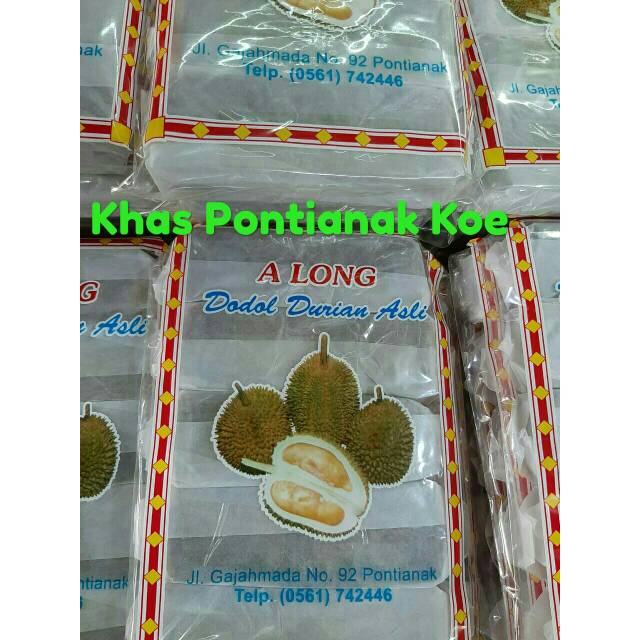 

Dodol durian Along Pontianak Ukuran Besar