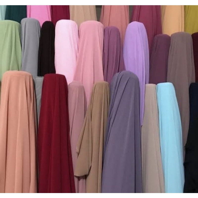 Kain Ceruty Babydoll ori/ Kain Ceruty babydoll premium/ Ceruty Babydoll Hijab