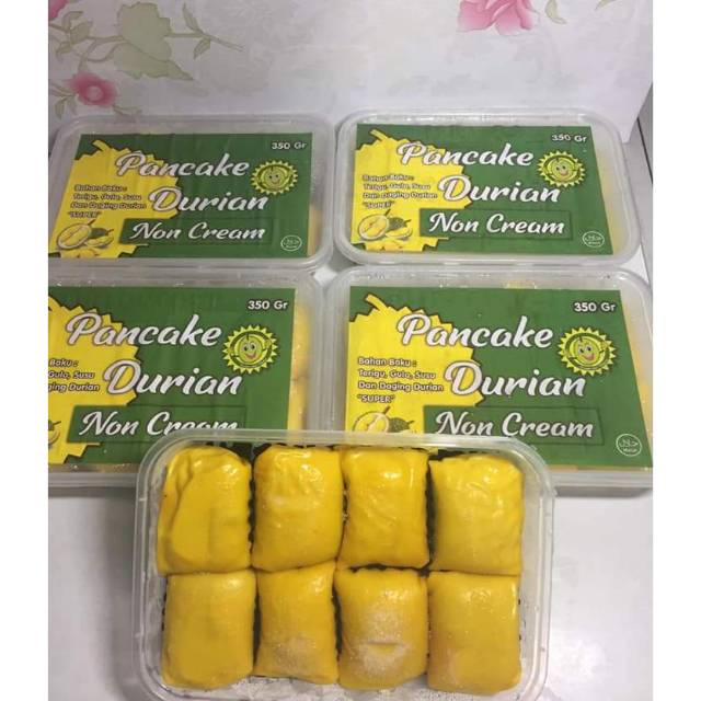 

Pancake durian non cream isi 8