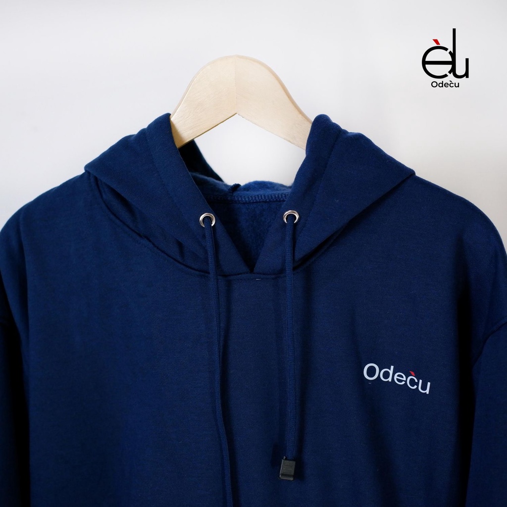 ODECU HOODIE PREMIUM NAVY SWEATER OVERSIZE WANITA PRIA