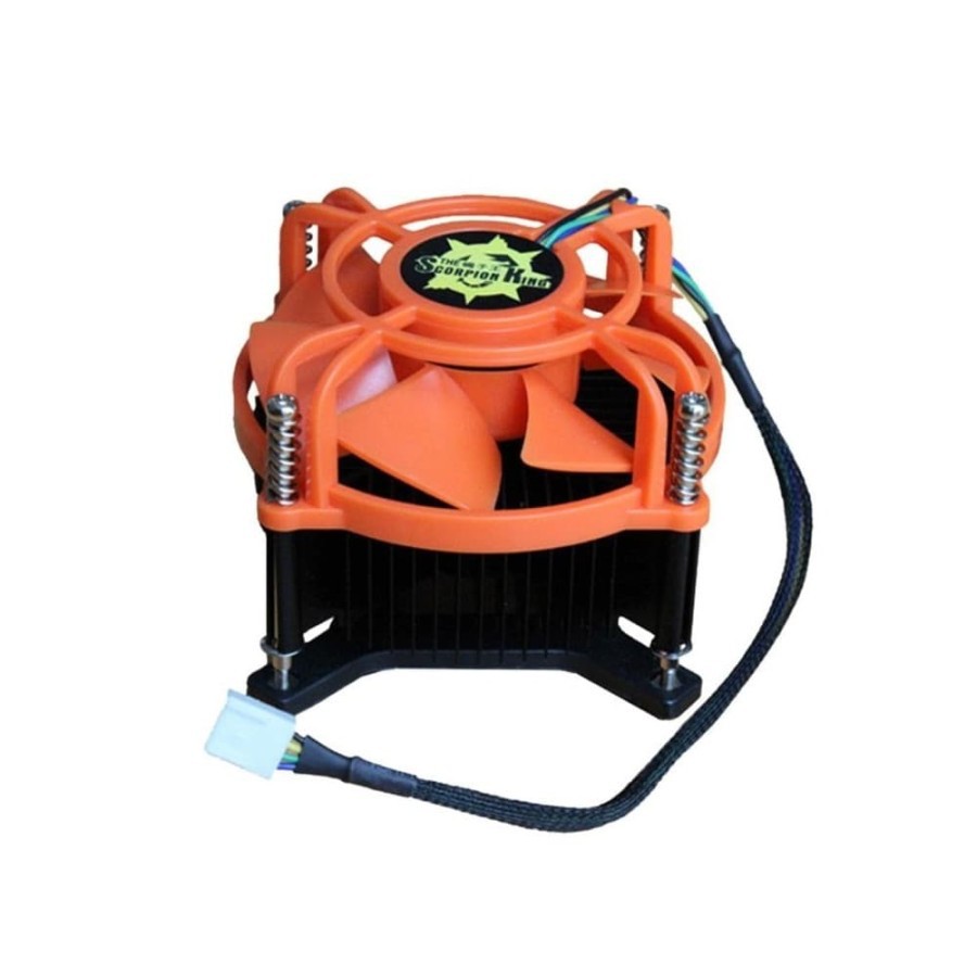 Fan processor intel LGA 775 9cm fan 42cfm the scorpion king Hf-560 - Cpu cooler heatsink gaming hf560