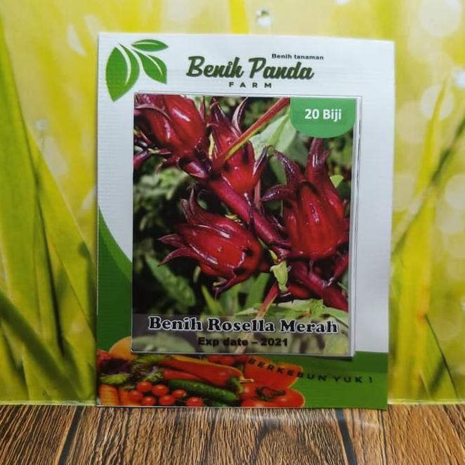  Harga isi 20 Benih Biji Bibit bunga Rosella  Herbal 