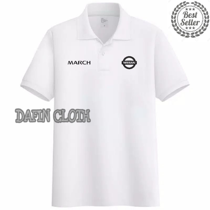 Polo Shirt Kaos Kerah Pria Nissan March