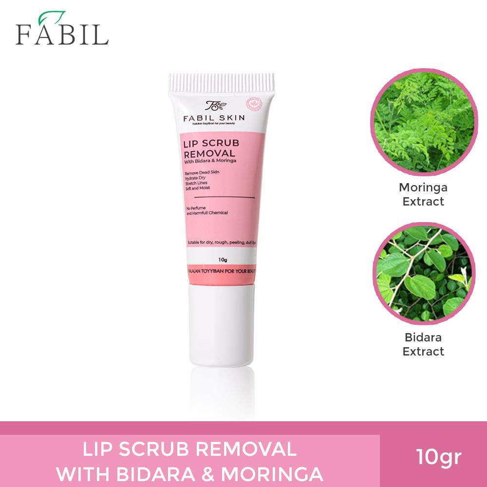 Lip Scrub Removal With Bidara And Moringa Lip Scrub herbal BPOM