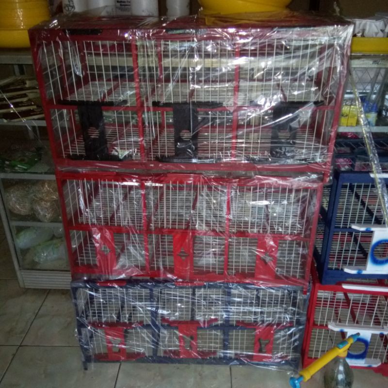 Dongdang merpati 3 pasang/6 pintu jari jari fiber