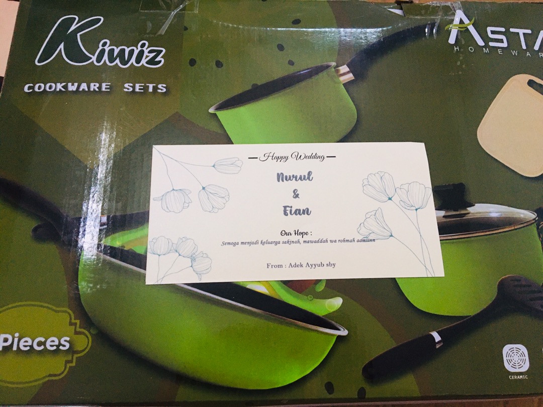 Asta Panci Set New Kiwiz / Cookware Set 7 Pcs Green