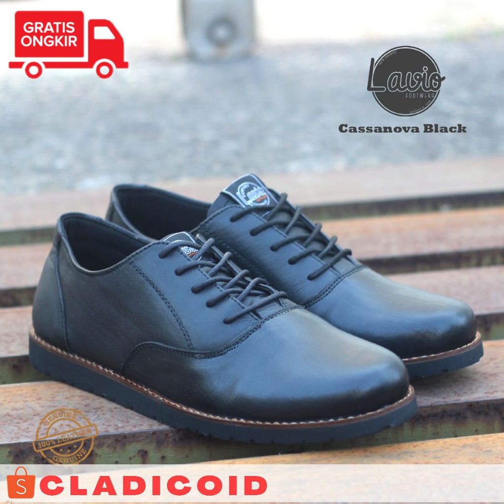 SEPATU FORMAL PRIA BAHAN KULIT ASLI PREMIUM. LAVIO CASSANOVA ORIGINAL