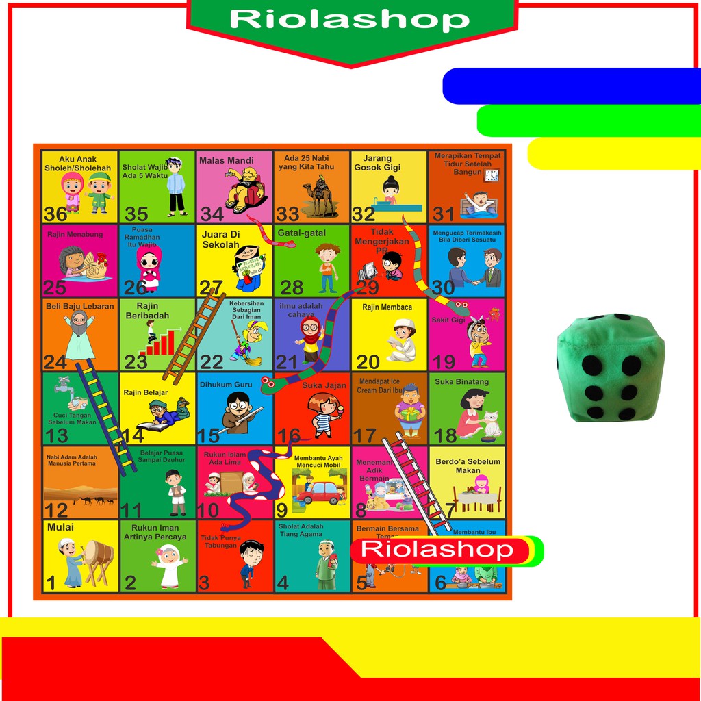 ULAR TANGGA JUMBO PERMAINAN ULAR TANGGA JUMBO