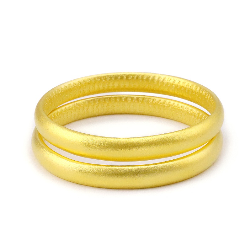 Gelang Emas Asli Kadar 375 Desain Hati Gaya Minimalis Kuno Untuk Wanita