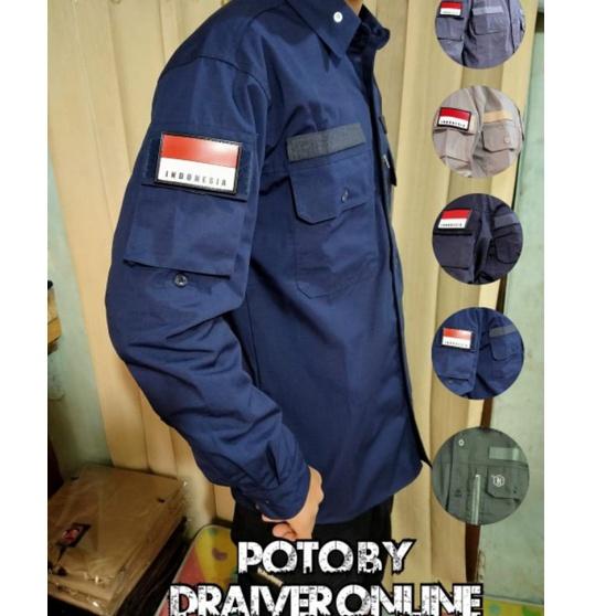 Keluaran Terbaru.. Kemeja Tactical PDL Lapangan Outdoor Baju Taktikal Hexagon Komunitas Kerja