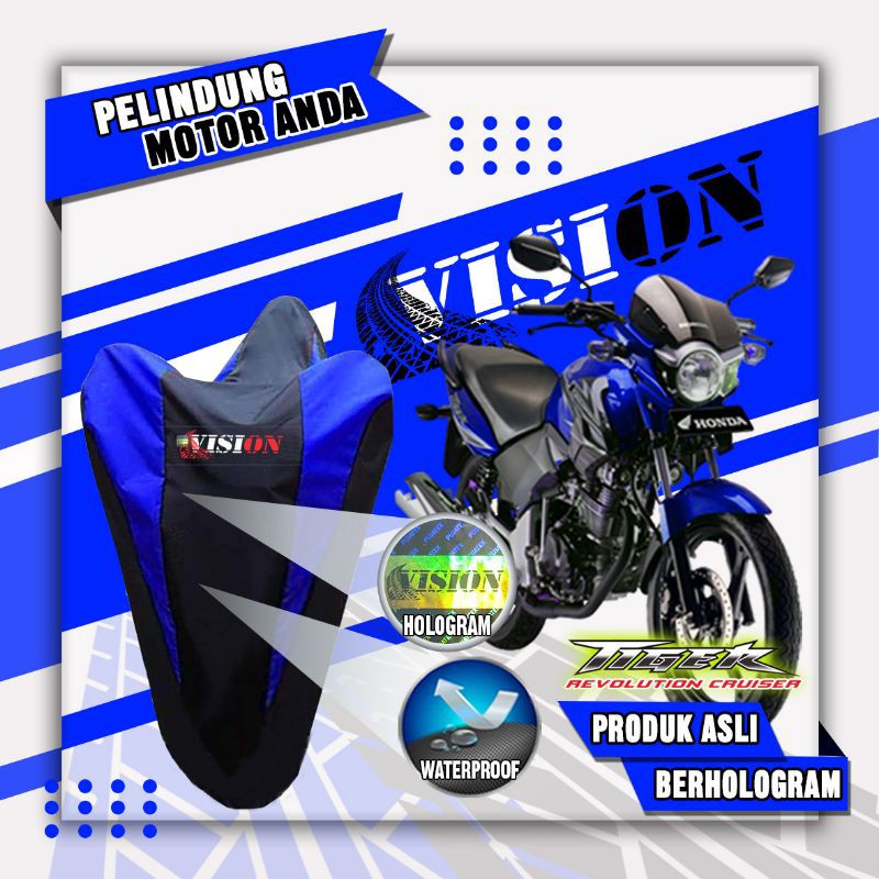 Cover motor Tiger Sarung motor Tiger Penutup motor Tiger Selimut motor Tiger