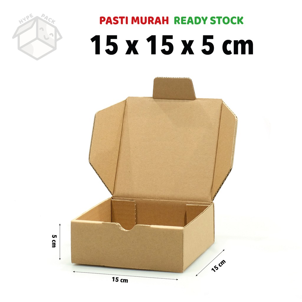 

KARDUS KARTON BOX DIECUT 15 x 15 x 5 cm