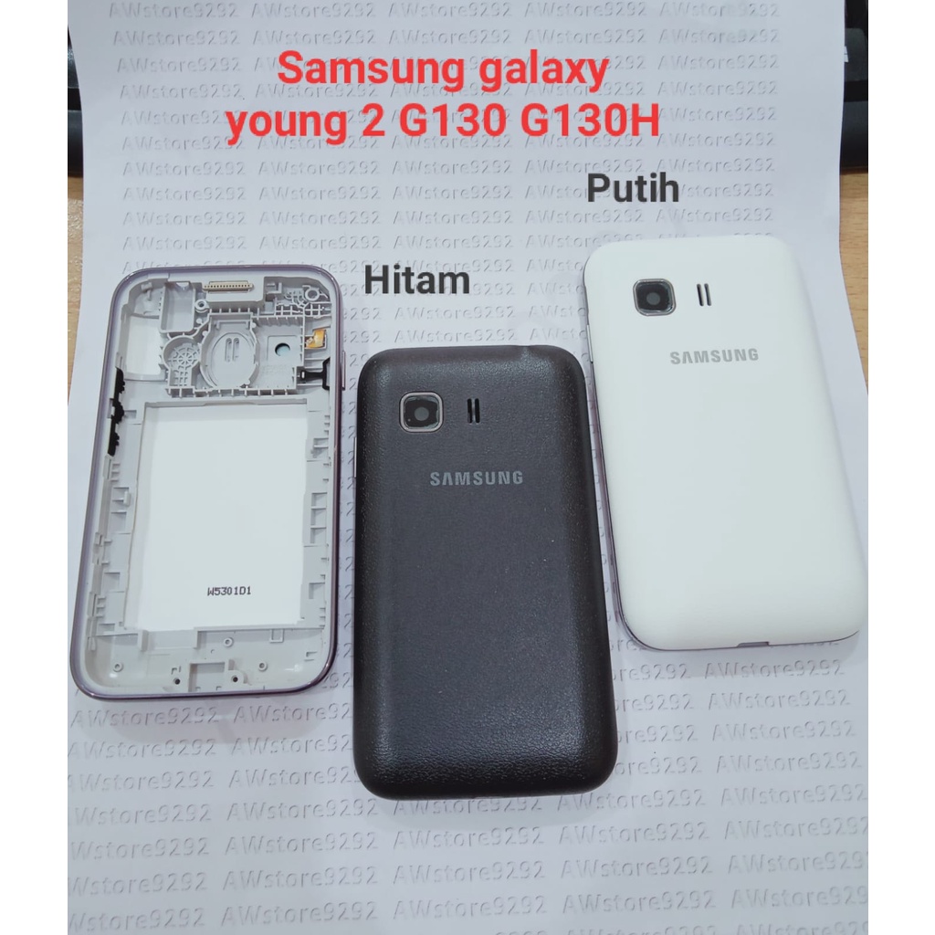 Casing Fullset Samsung Galaxy Young 2 G130H - 2 sim card Case Full set